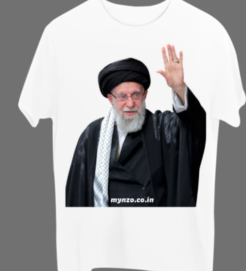 Ayatollah Khamenei Full Print Graphic T-Shirt – Front, Back & Sleeve Design